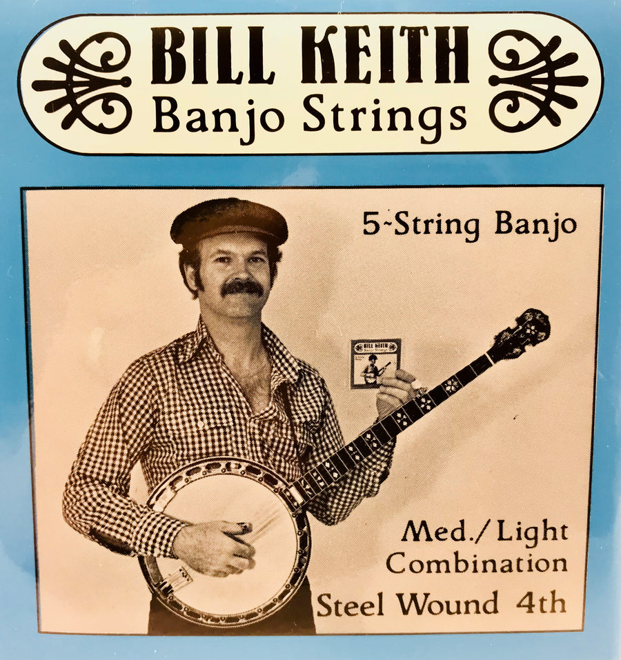 Bill Keith Medium Light Steel Wound 5-String Banjo Strings