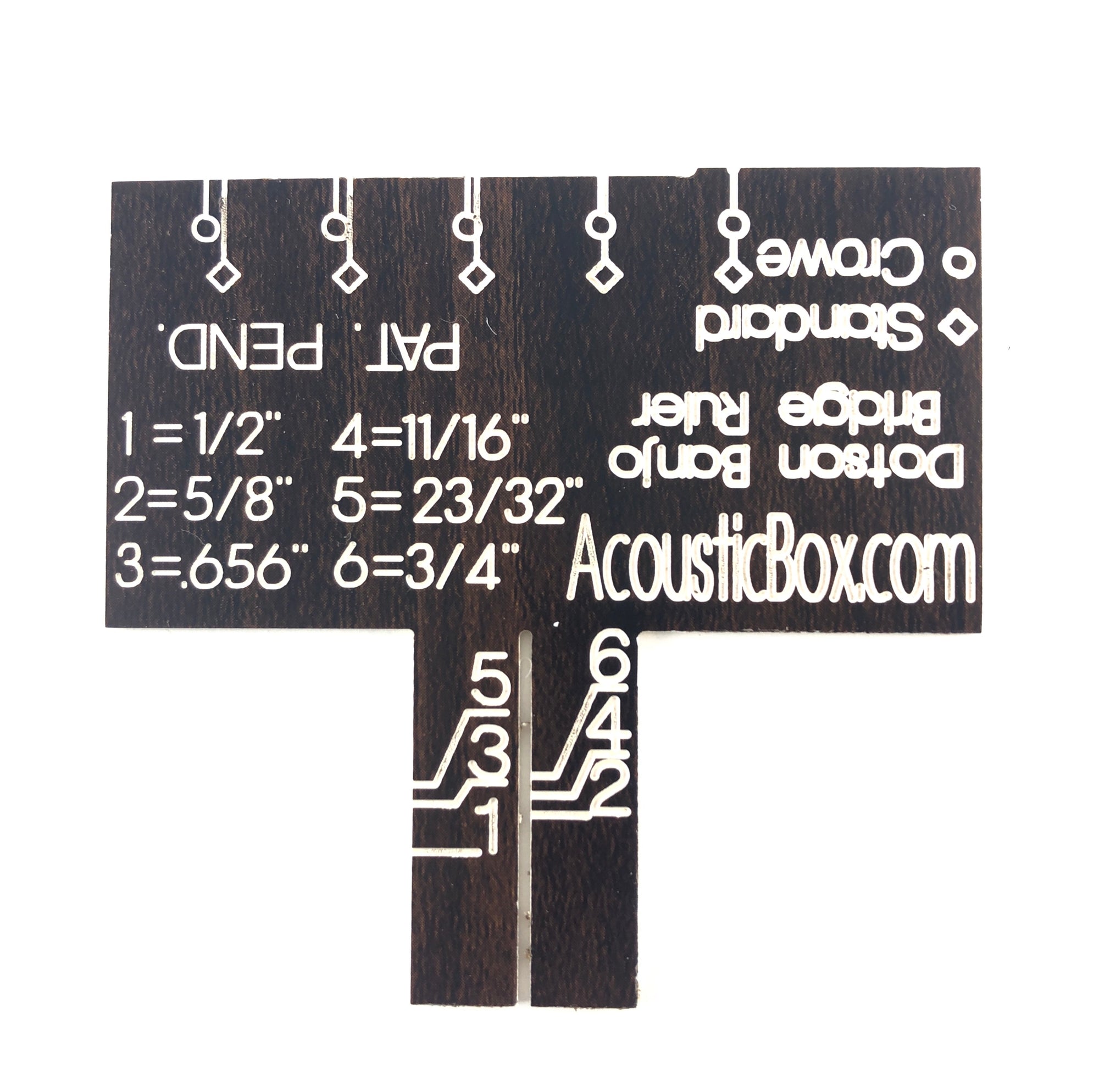 Dotson Banjo Bridge Ruler