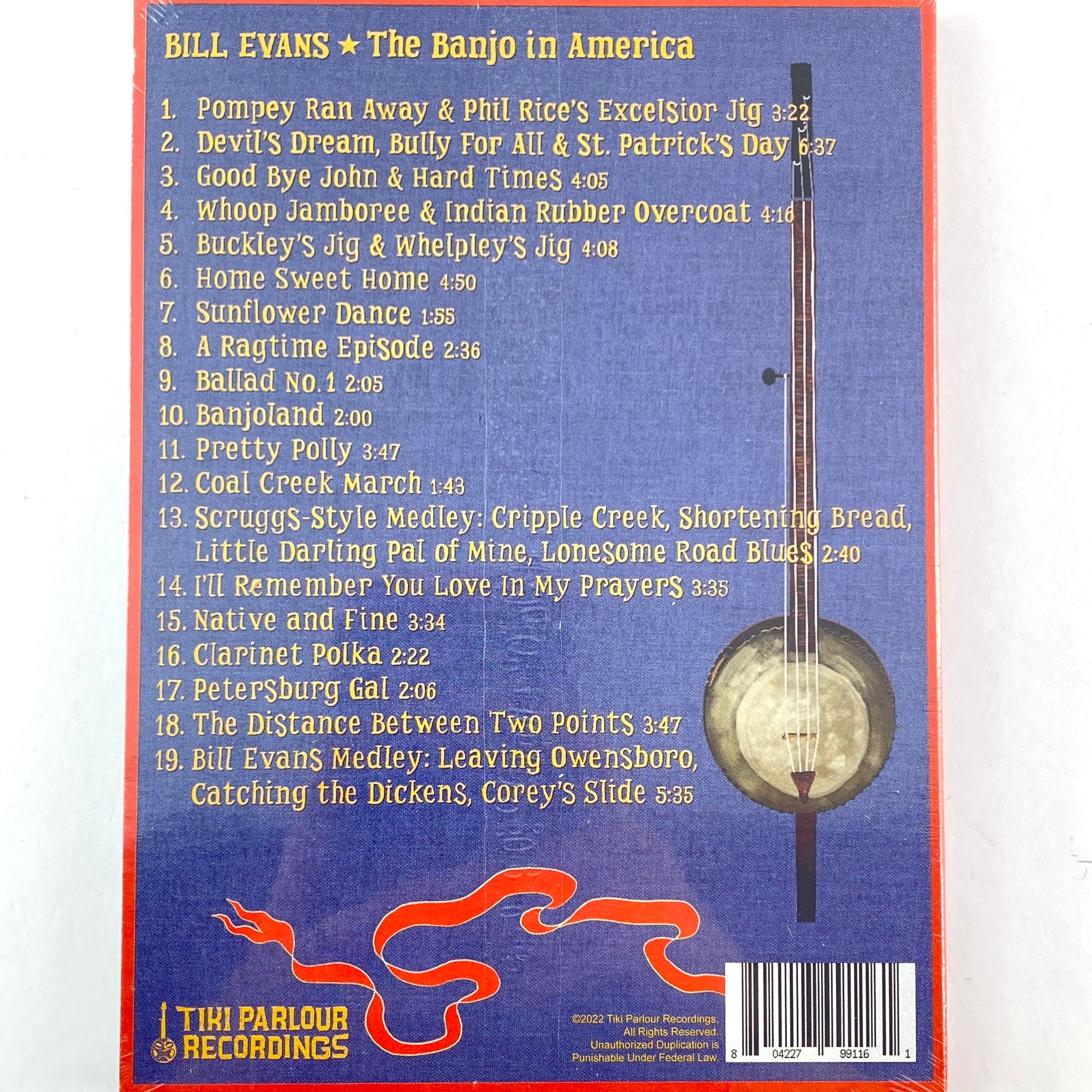 Bill Evans The Banjo in America DVD/CD set from Tiki Parlour Recordi -  Banjo Ben's General Store