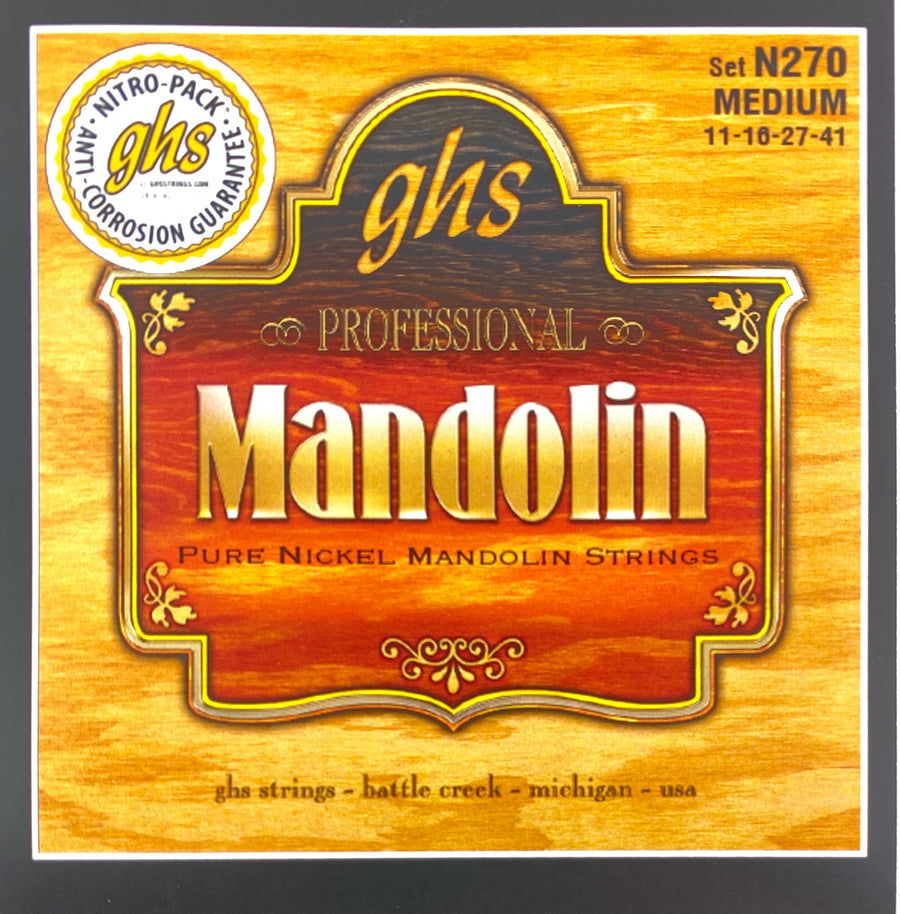 GHS N270 Pure Nickel Mandolin Medium Strings