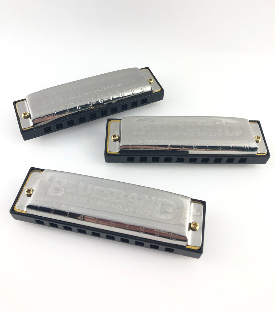 Hohner Blues Band Harmonicas- Value Pack of 3