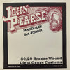 John Pearse Set#2080L 80/20 Bronze Light Mandolin Strings