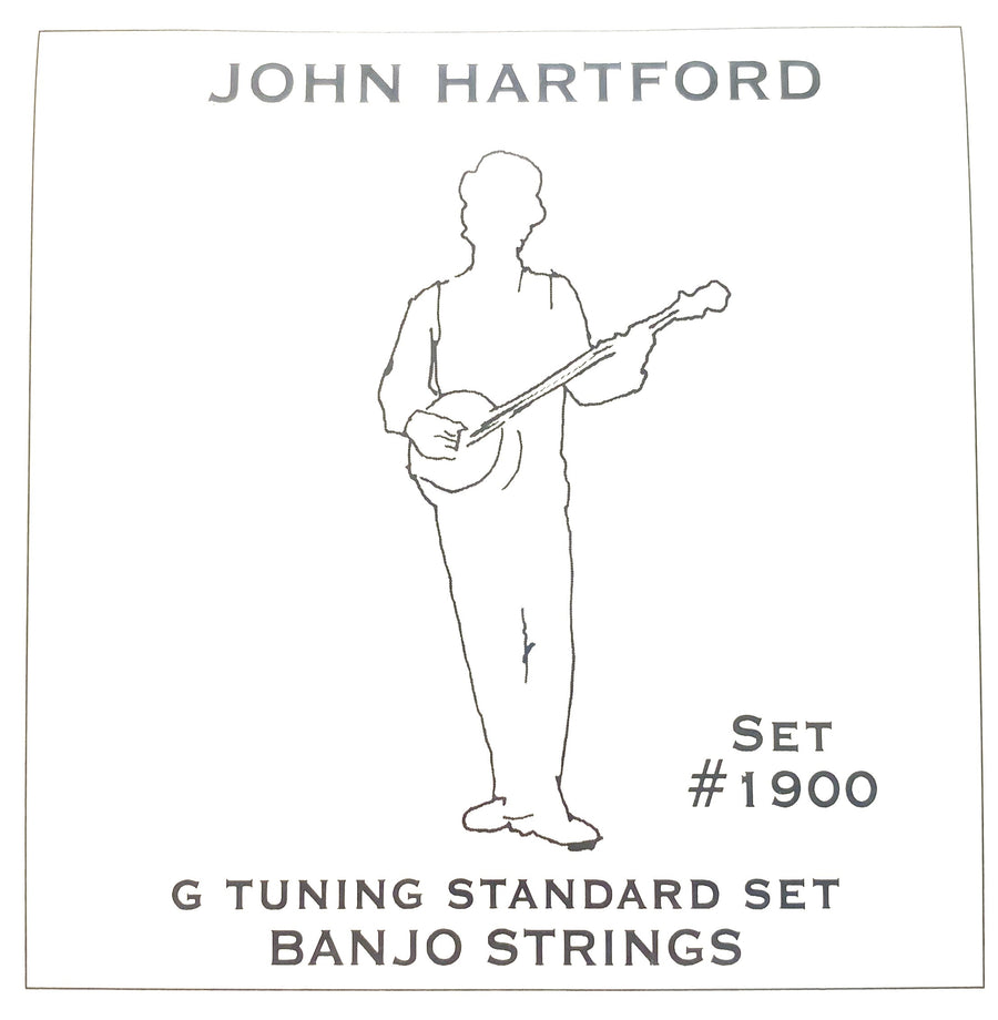 John Hartford Set #1900 G Tuning Standard 5-String Banjo Strings