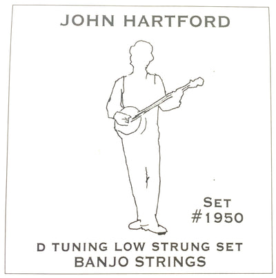 John Hartford Set #1950 D Tuning Low Strung 5-String Banjo Strings