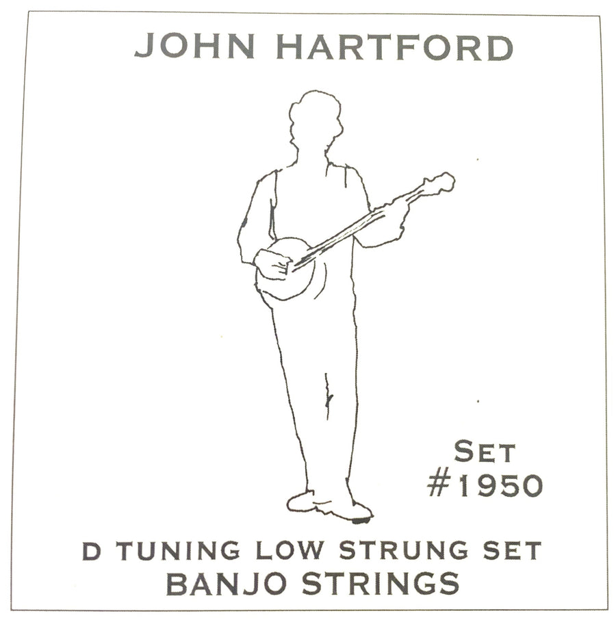 John Hartford Set #1950 D Tuning Low Strung 5-String Banjo Strings