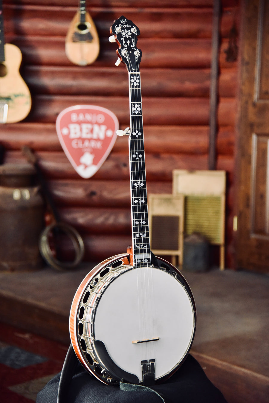 Pre-Owned Kel Kroydon “Standard Maple” 5-String Bluegrass Banjo With Case