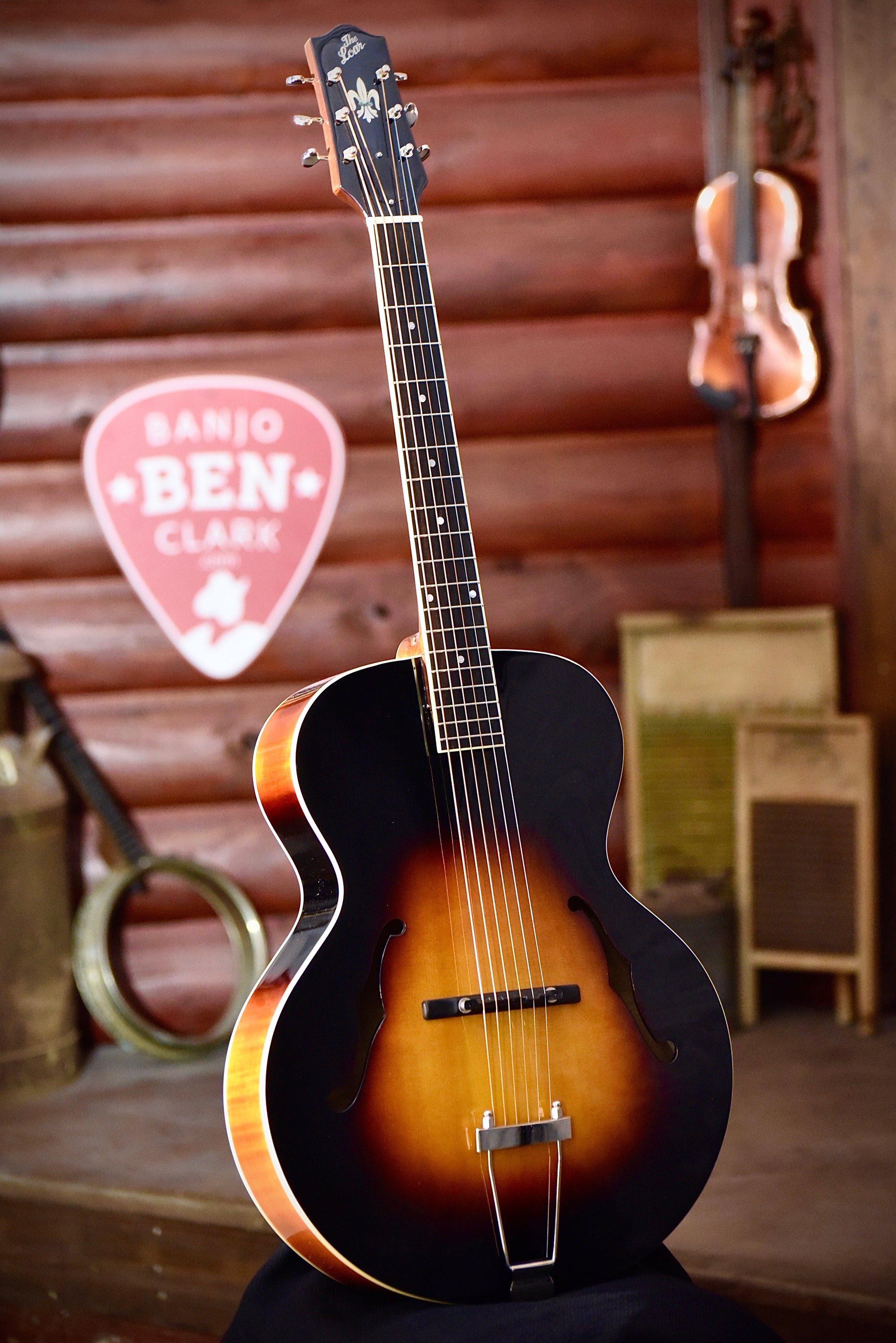 Loar LH-600-VS Vintage Sunburst Archtop Guitar - Banjo Ben's 