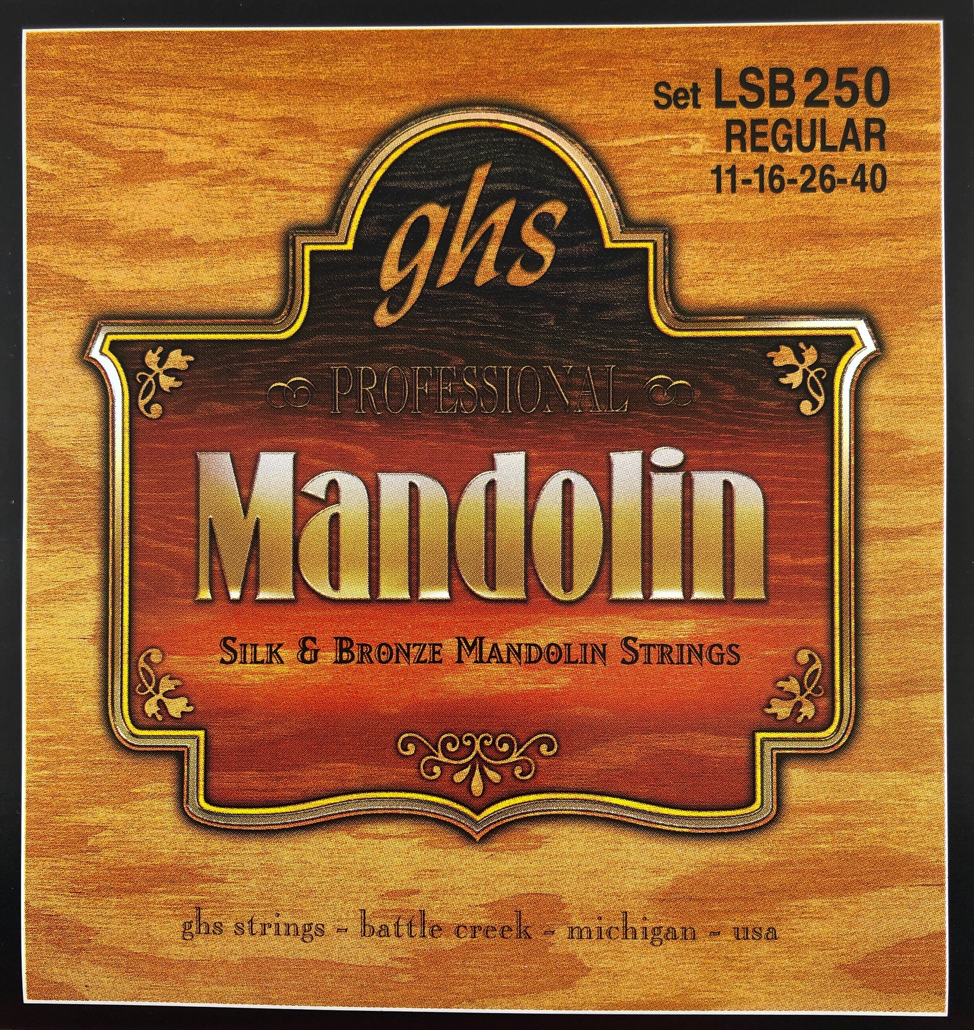 GHS LSB250 Regular Silk And Bronze Mandolin Strings - Banjo