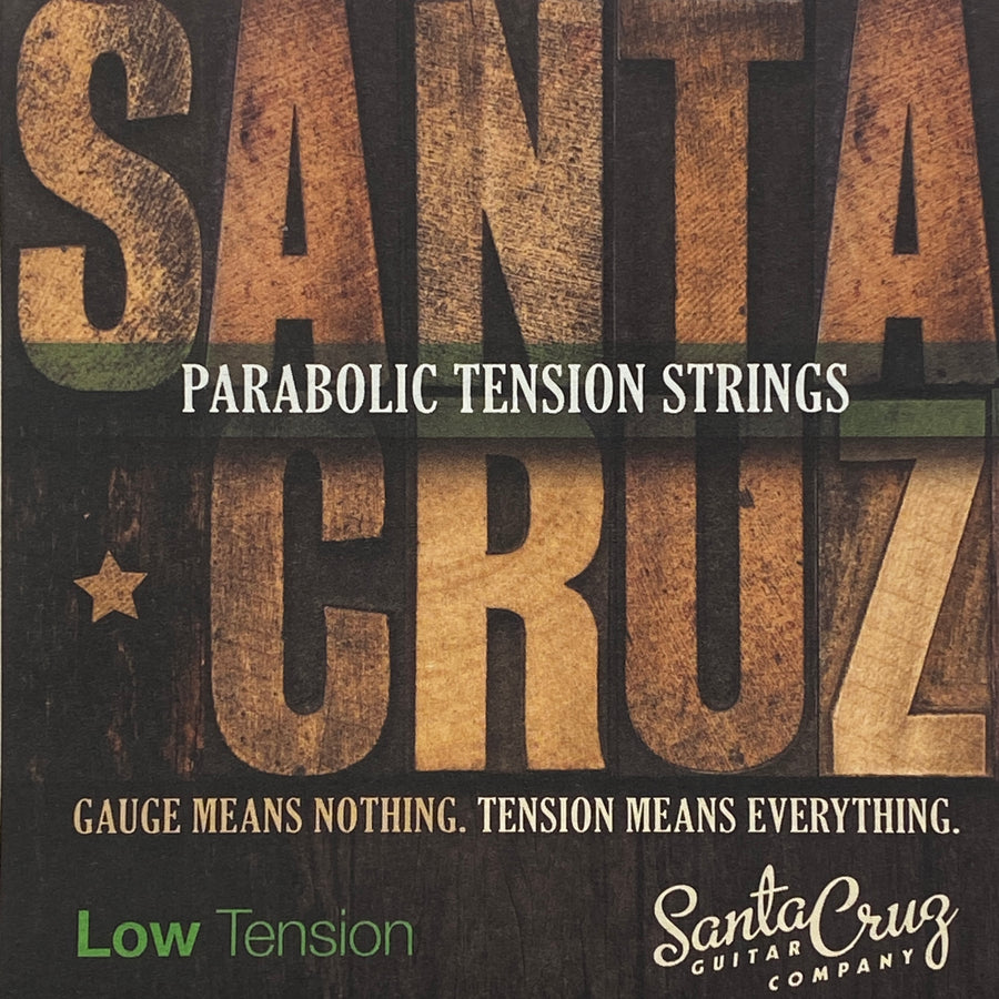 Santa Cruz Parabolic Tension Acoustic Guitar Strings - Low Tension
