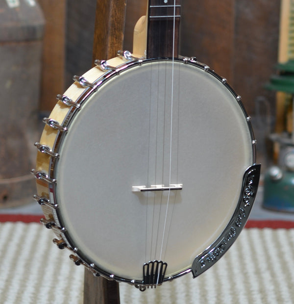 Gold Tone Left Handed CCCarlin 12 inch “Plus” Openback Wide Nut Banjo