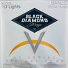 Black Diamond N730L Nickel Wound Light Gauge Banjo Strings