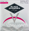 Black Diamond N734-1/2L Light Banjo Strings- Silverplated Wound