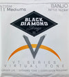 Black Diamond N735M Medium Nickel Banjo Strings