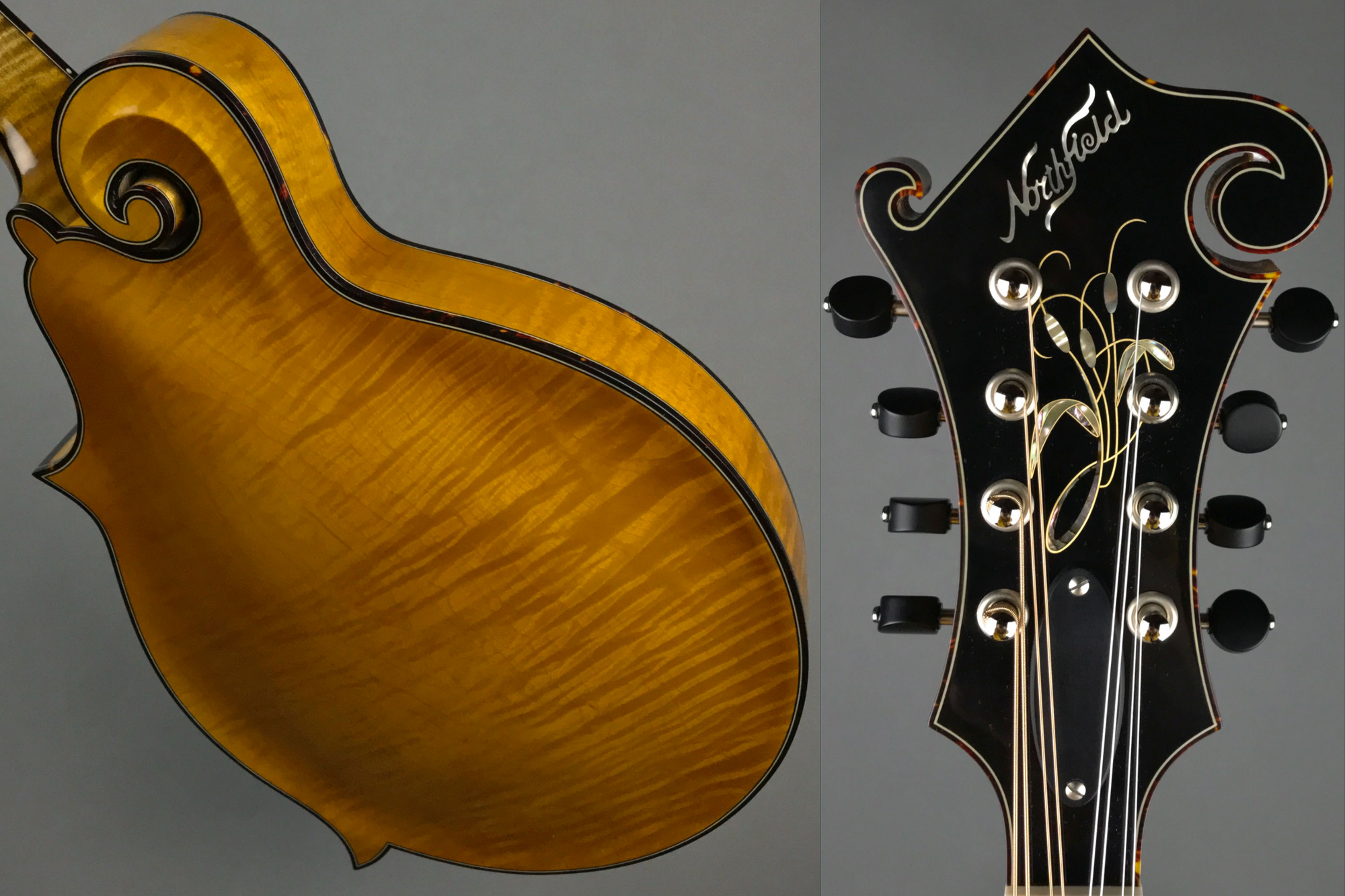 Northfield Artist Series Blonde F-Style Mandolin With Case