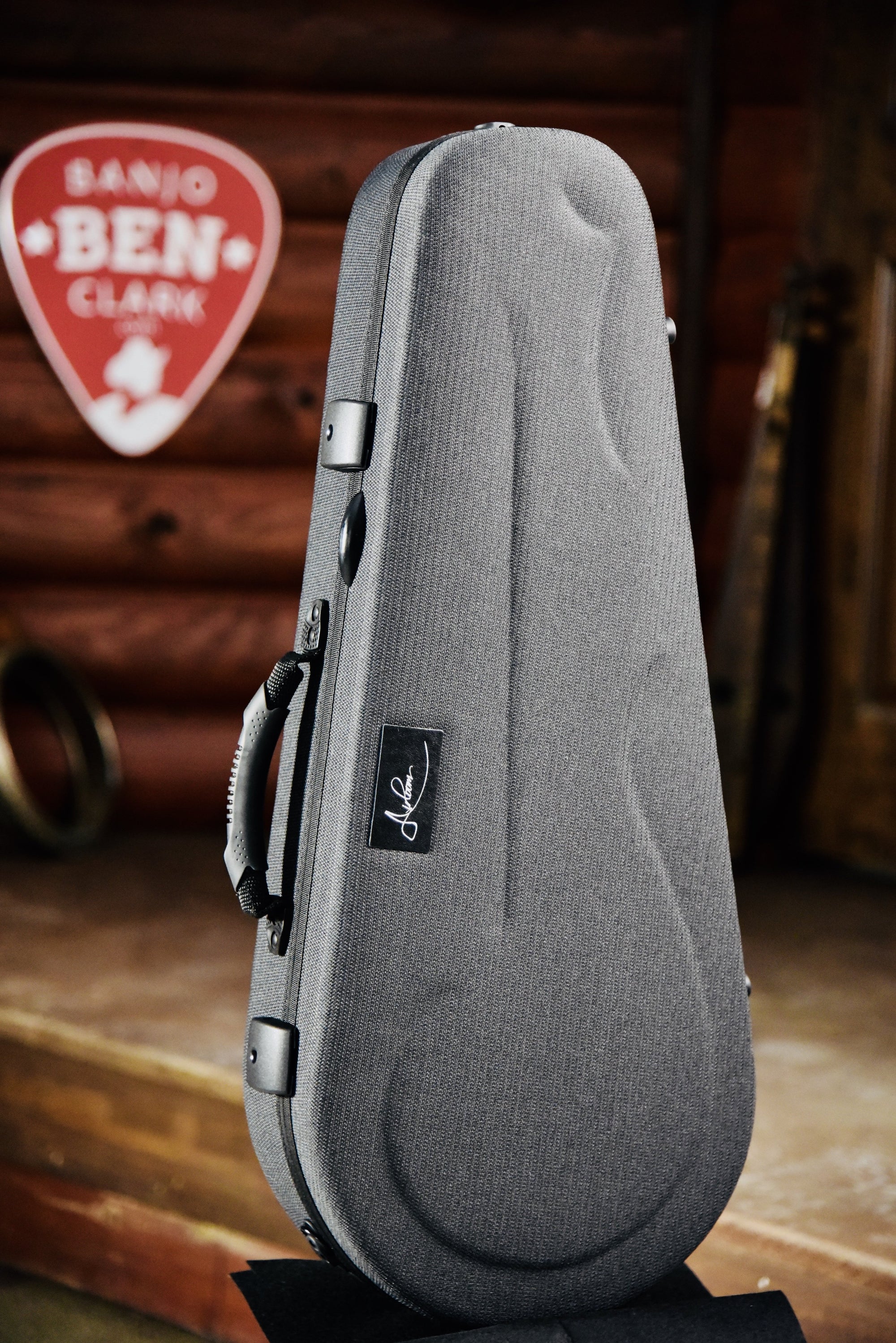 Northfield F5S F-Style Black Top Mandolin With Case