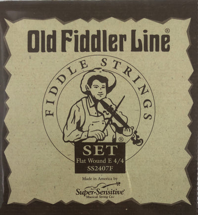 Old Fiddler Line Flat Wound Fiddle Strings 4/4 Size