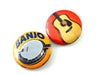 Musical Instrument Button/Pin (Banjo, Guitar)