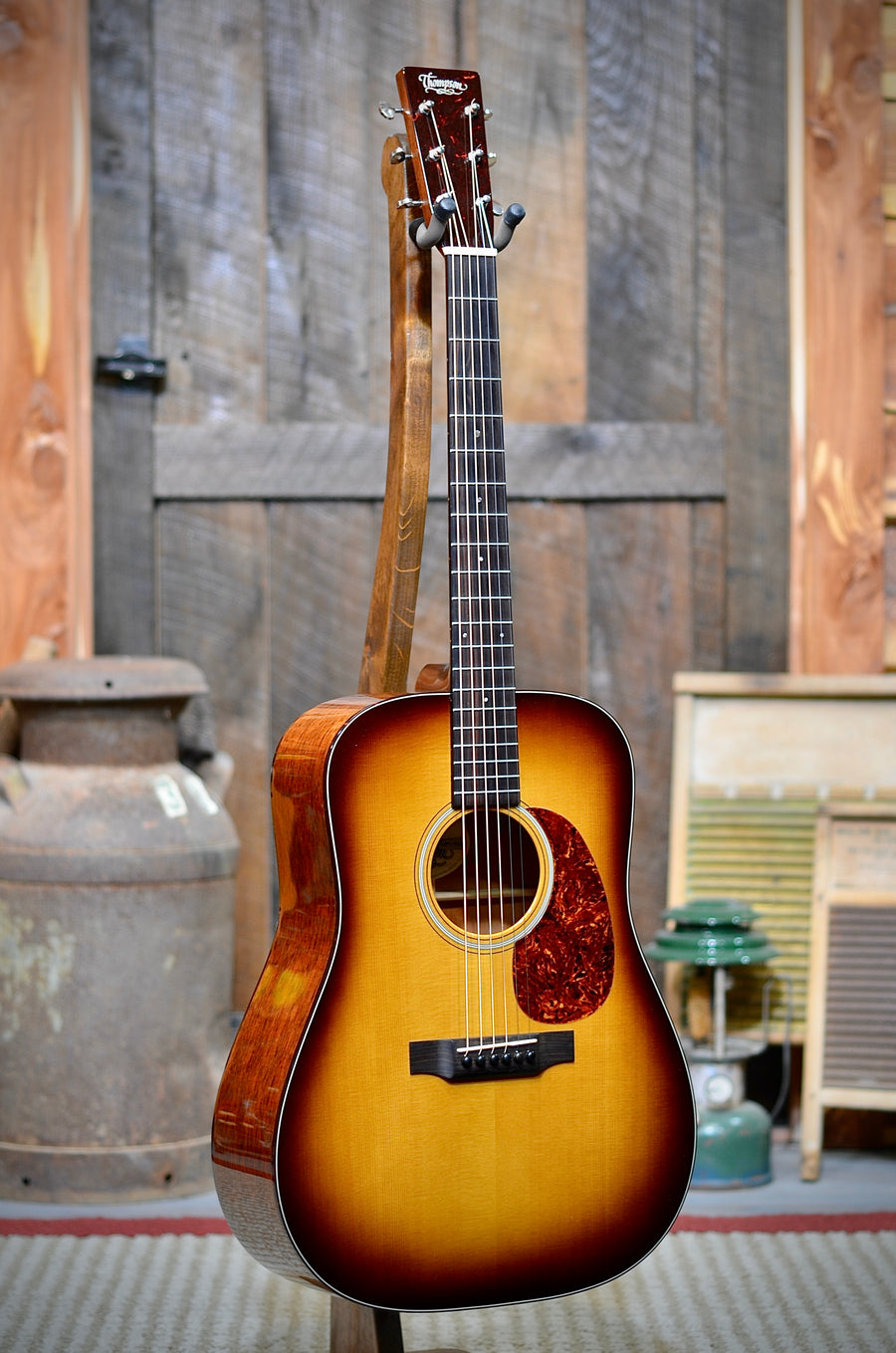 Pre-Owned Preston Thompson DMA Sunburst Guitar With Case