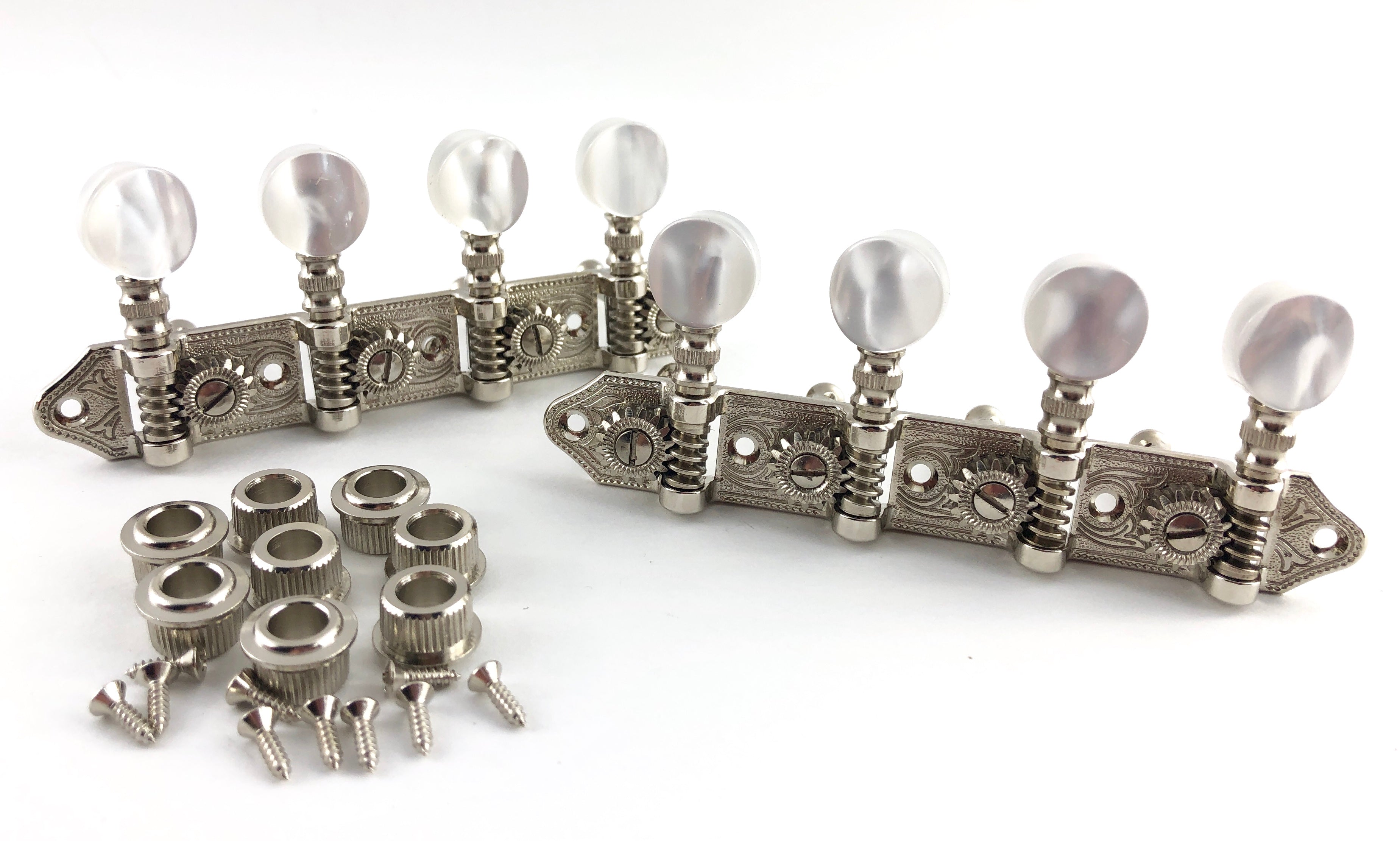 Schaller A-Style Nickel Mandolin Tuners - Banjo Ben's