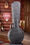 Stone Black Western Resonator Banjo Case with Hygrometer