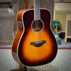 Yamaha FG-TA BS Brown Sunburst Dreadnought Acoustic/Electric Guitar With Built In Amp