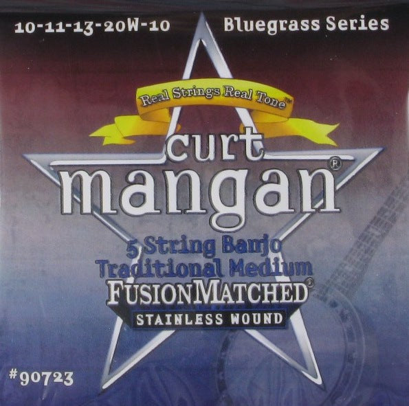 Curt Mangan Stainless Banjo Traditional Medium Strings
