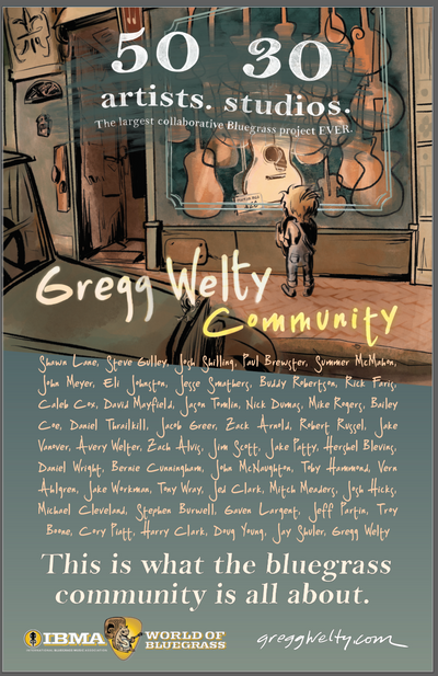 Gregg Welty “Community” Bluegrass CD