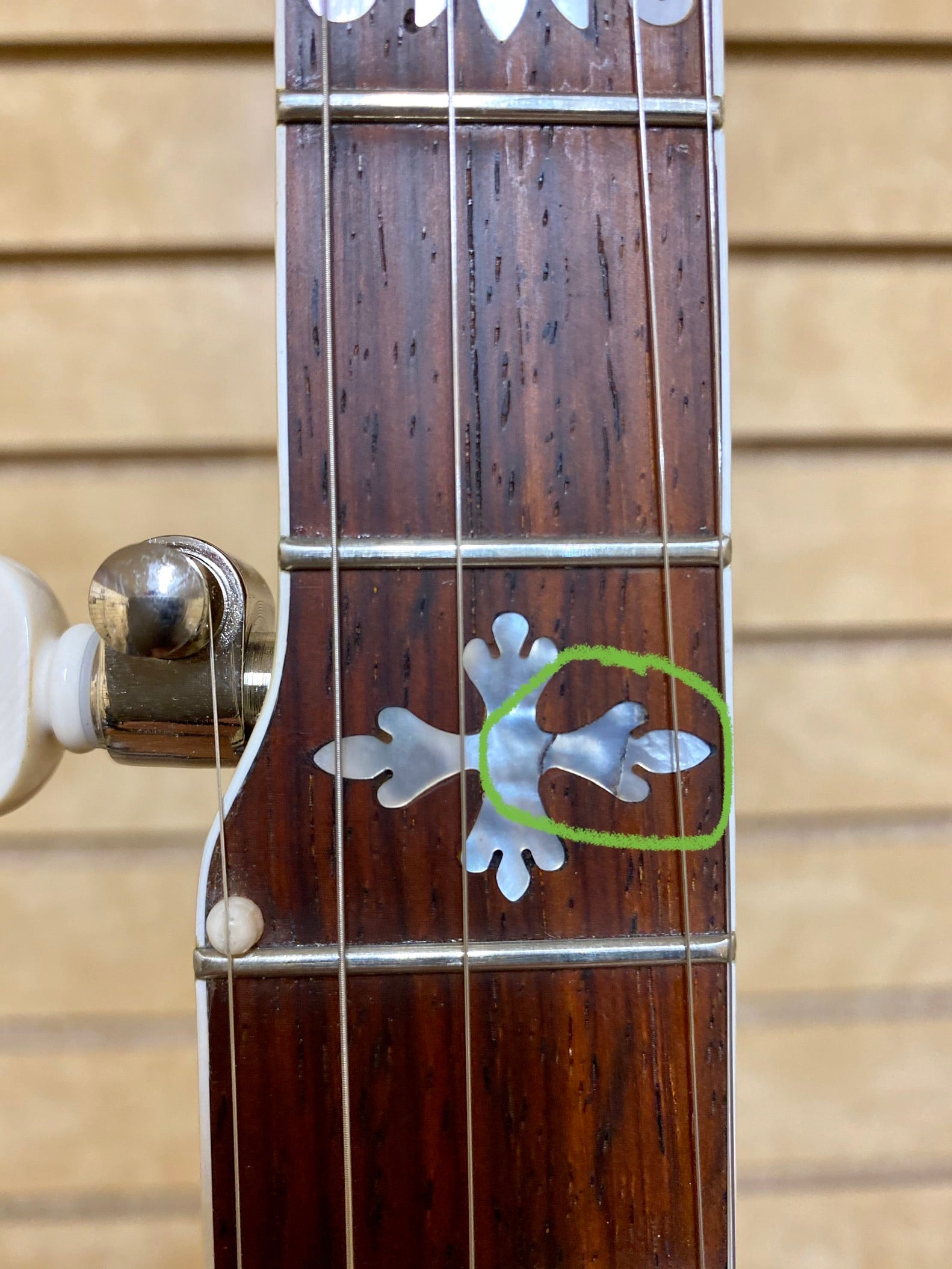 Huber Vintage Nickel Granada Truetone 5-String Banjo with Case