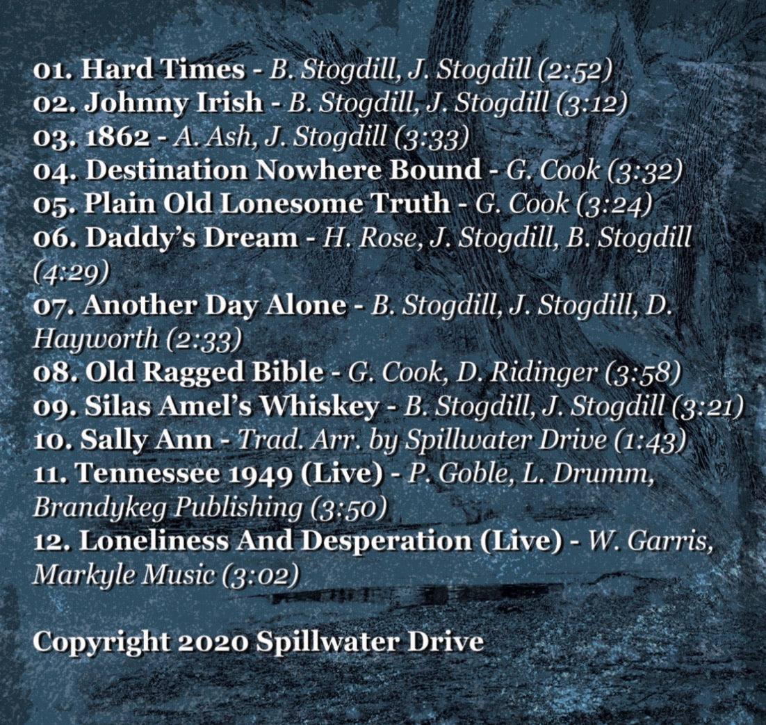 Spillwater Drive Bluegrass CD
