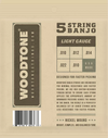 Woodtone Banjo Signatures Nickel Wound Non-coated - Light Gauge