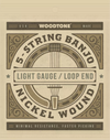 Woodtone Banjo Signatures Nickel Wound Non-coated - Light Gauge