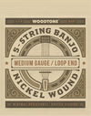 Woodtone Banjo Signatures Nickel Wound Non-coated - Medium Gauge